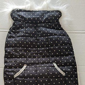 Wag & Bone Mini Swiss Dot Fur Lined Dog Jacket-M